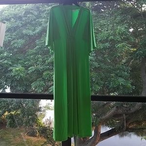 New York & Company Stretch Green Dress